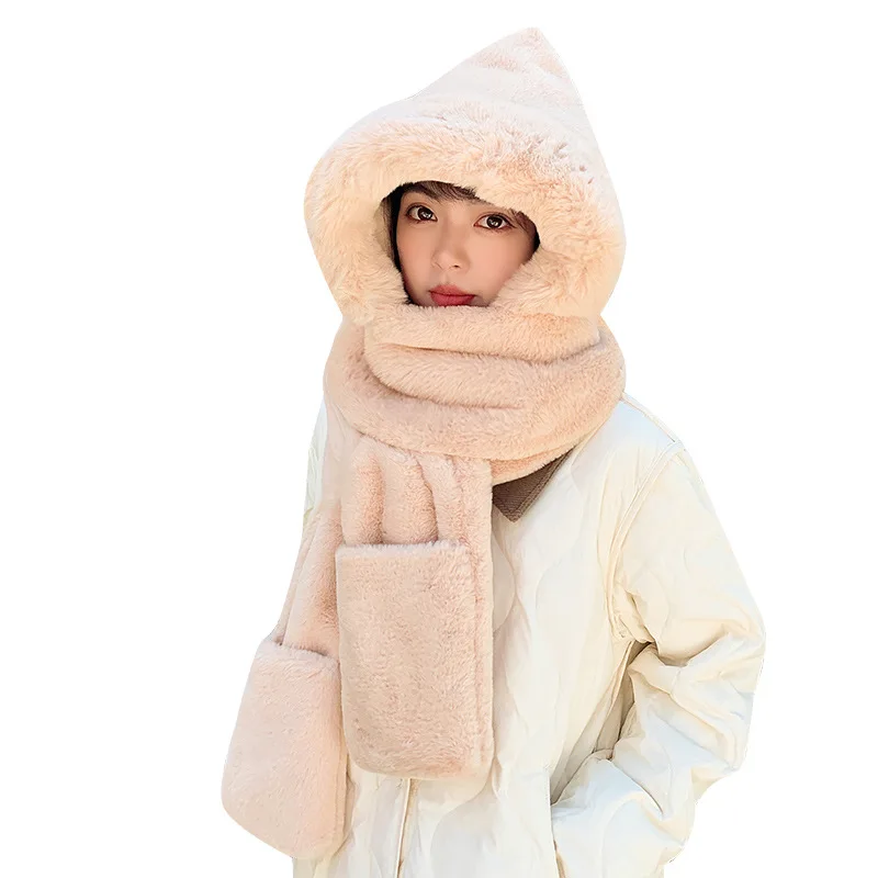 Acrylic Cashmere Stripe Knit Bobble Hat Beanie Scarf and hat Sets Cheap Girls Boys Children Kids Plain Custom Winter Spring