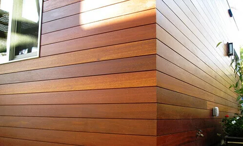 Ipe outdoor waterproof anti termite solid wood cladding with High quality