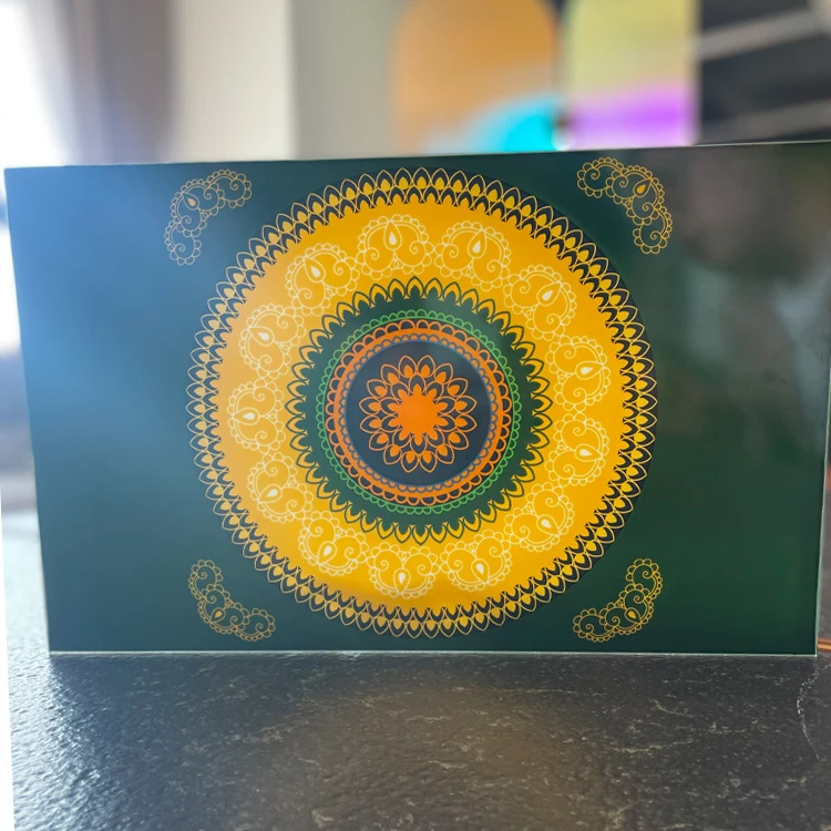 2024 New Custom Pictures Patterns Church Cathedral Arena Customized Pattern Design Tempered Decorative Glass