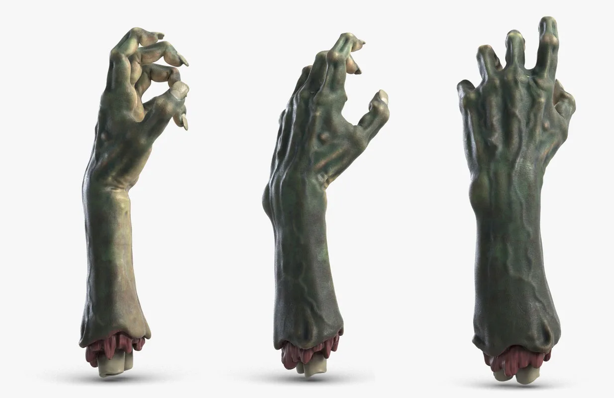 Decorative Polyresin Beer Tap Handle Zombie Hand Tap Handle