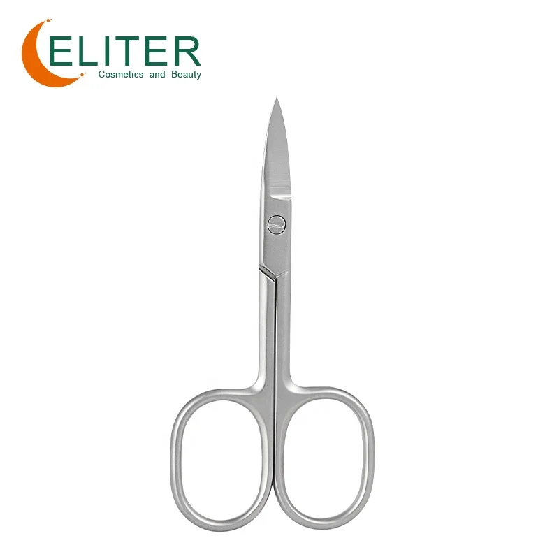 Eliter Hot Sell Wholesale Classic Curved Blade Stainless Steel Toe Nail Scissors Curved Nail Scissors Good Quality Nail Scissors