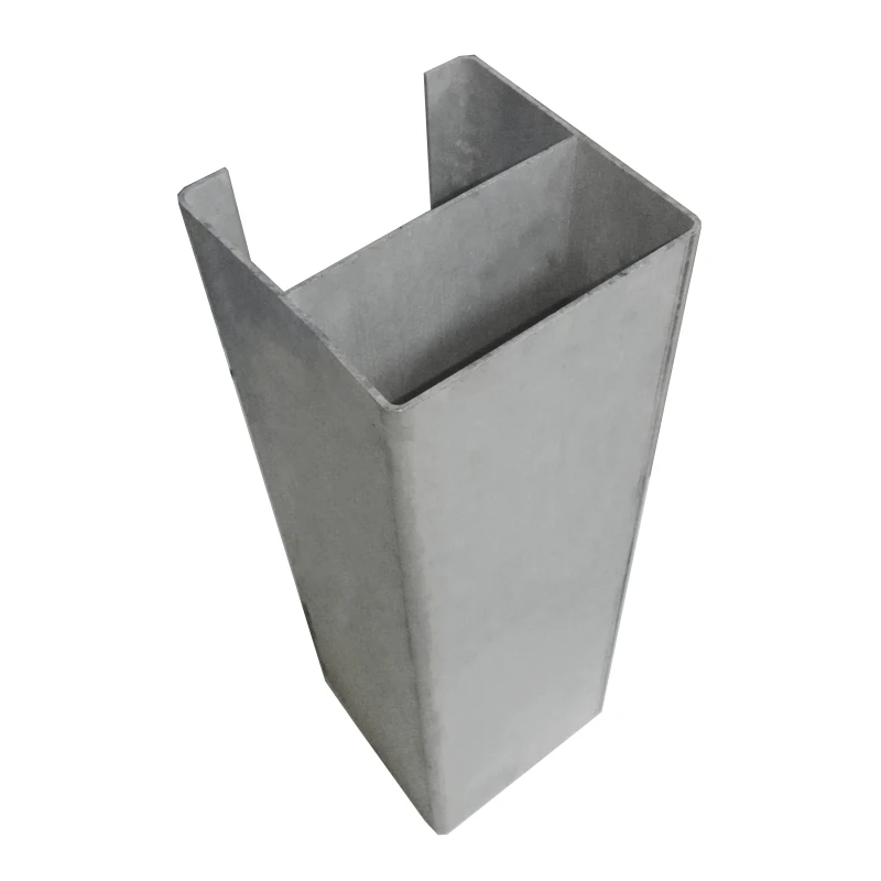high reinforced aluminum I beam/tube structure for vinyl fence post