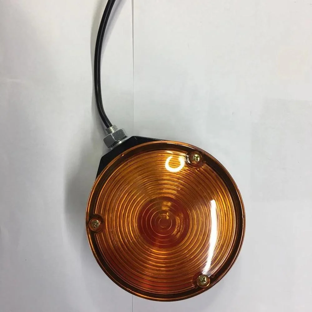 Super bright Vehicle Car truck trailer plastic frame 12v 24v bulb amber double faces trailer tail light