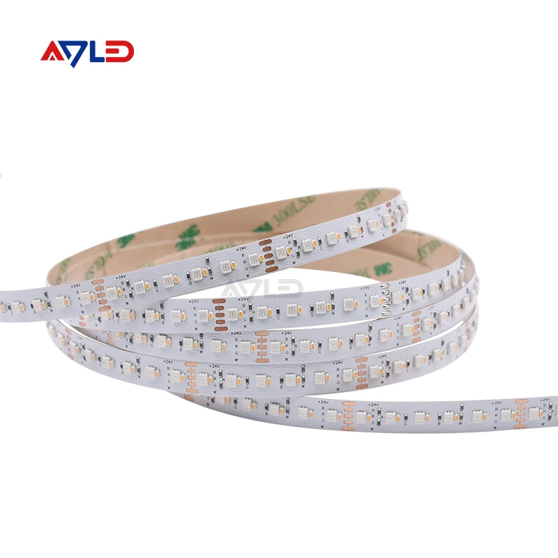 2835 RGBW+2110 RGB 3 Colors in 1 LED 5m 240LEDs/m Multi-Colored Smart Strip Lights White 2700K-3000K 10mm 24V