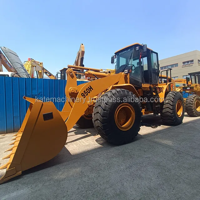 Погрузочная машина японское изготовление гусеничный погрузчик CAT 950H большая производительность отличная мощность хорошее качество