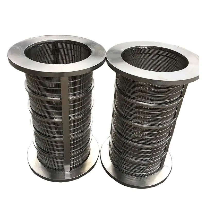 Automatic Johnson Screen Drum Screen Cylinders Profile Bar Filter