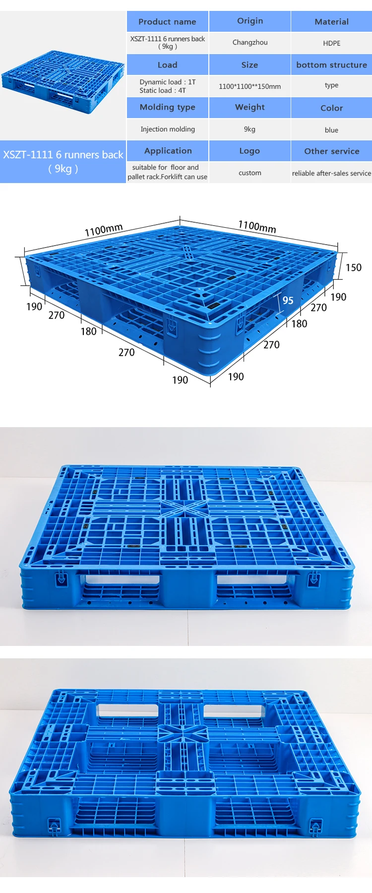 plastic export pallet