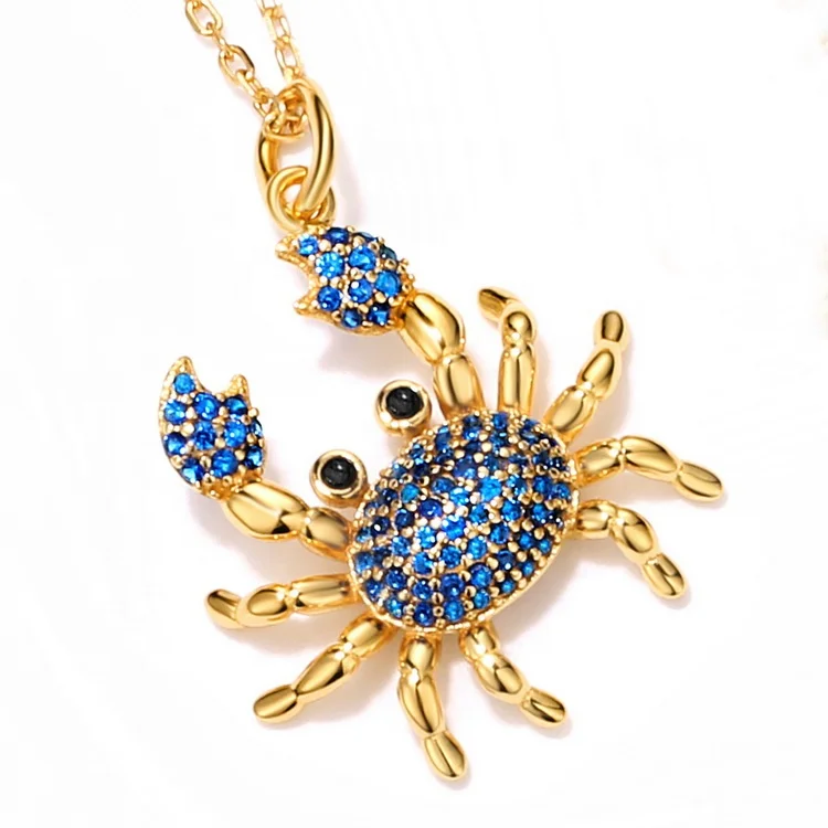 New Arrival Summer Jewelry S925 Sterling Silver Ocean Series Gift Pendant Necklace