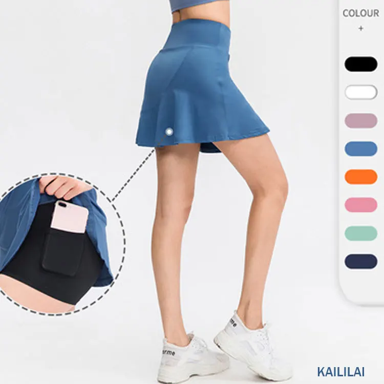  Hot Selling Dry-fit Stretch Quick Dry Breathable Womens Lightweight Mini Yoga Golf Sporty Tennis