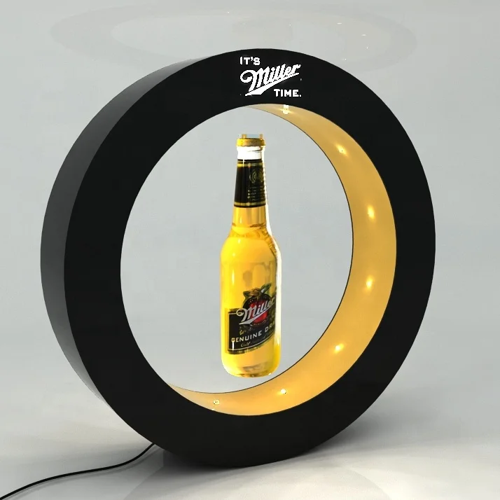 
 Светодиодная акриловая круглая магнитная витрина, флакон или витрина для глобусов  