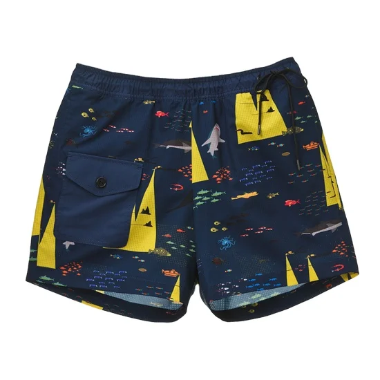 OEM design polyester made casual men shorts street wear men sublimation summer shorts