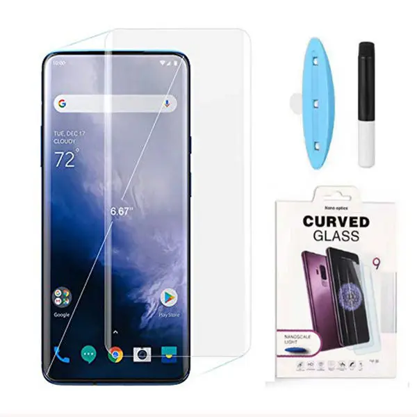 
Full Glue Tempered Glass S8 S9 Plus Note8 Note9 UV Nano Liquid Screen Protector For Samsung S10 