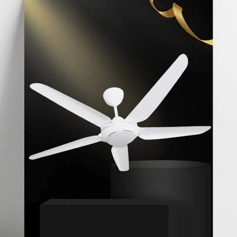56 inch modern industrial ceiling fans CB approved  with copper motor 5 metal blades malaysia ceiling fan