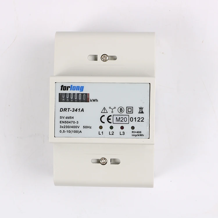 Factory wholesale DRT-341A electronic Digital Kwh Three Phase Digital Energy Meter Wattmeter Monitor