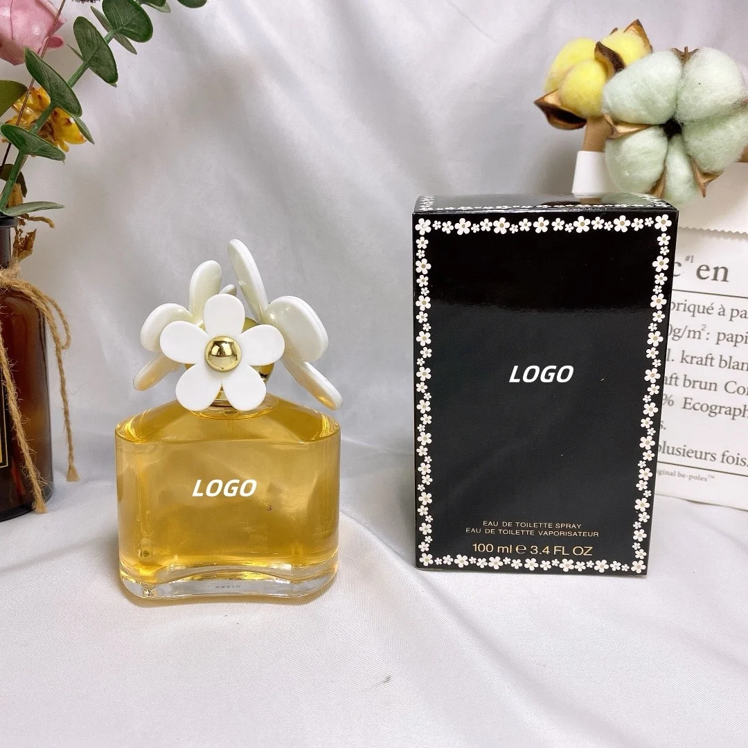 Original Brand Classic Eau de Toilette 100ML Unisex Sweet Lemon Fruit Perfume Yellow Daisy Fragrance for Daily Use for Ladies