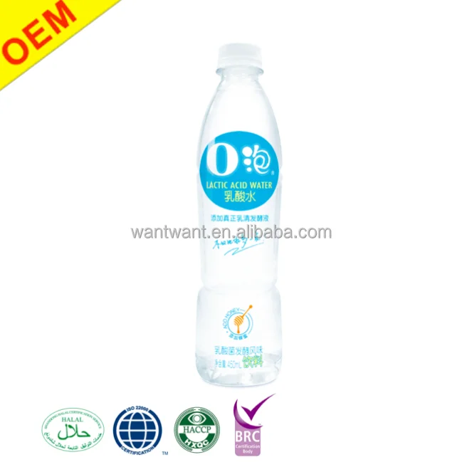 Want Want Lactic Acid Water Flavored Water Low Calorie Fat Free Beverage with Whey Protein Honey Healthy Drink Original Flavor