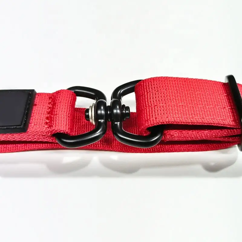Best Price Custom Nylon And Metal Material Dog Leash Webbing With Soft Neoprene Padded Handle And Swivel Frog Buckle