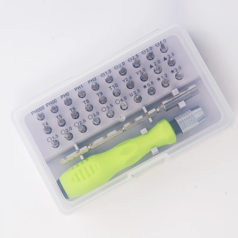 Precision Screwdriver Set for Phone Mobile Ipad Camera Maintenance Tool  32 In 1 Mini Magnetic Screwdriver Set