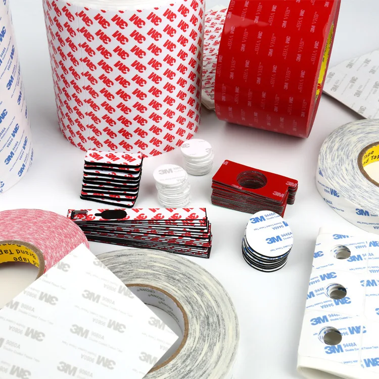 Custom Shape Closed Cell Cinta Car Speaker Gasket Double Sided PE EPDM Poron EVA Adhesive Bumper Rubber Foam Tape