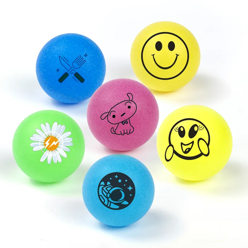 Hot sale professional customized printed wholesale ping pong ball with different colors