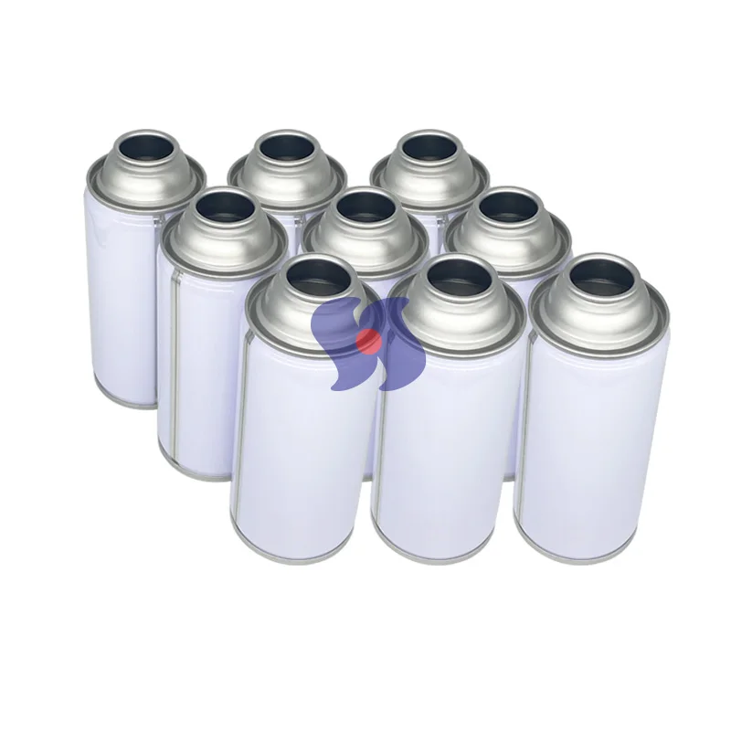 Guangdong Manufacturer white coating 450ml Empty Aerosol Tin Can empty spray paint can