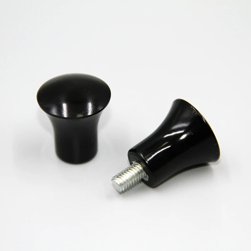 HZ.102001 black phenolic round head cabinet handle plastic switch control knob