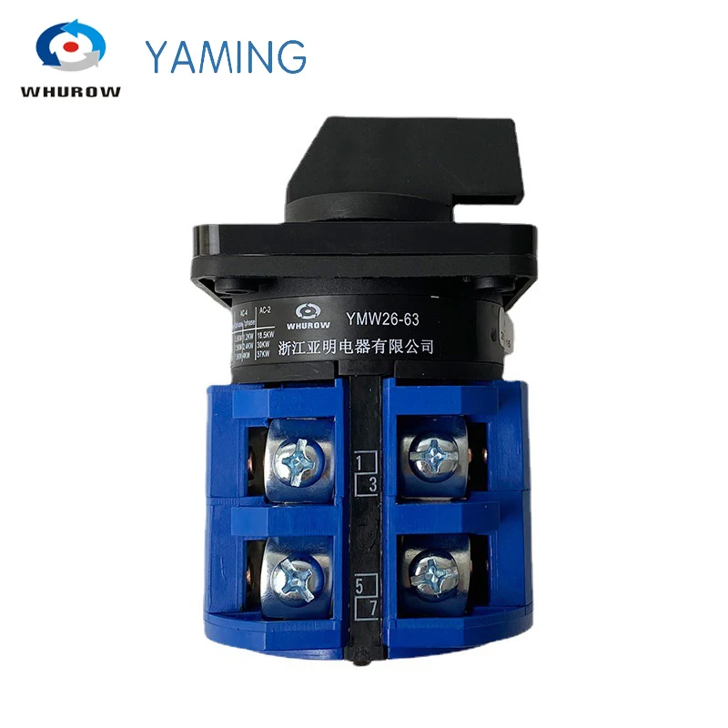 LW26-63/2 0-4 Five-gear 5 Positions Dual-supply Voltage Switching Four-way Selective Control Combination Cam Switch