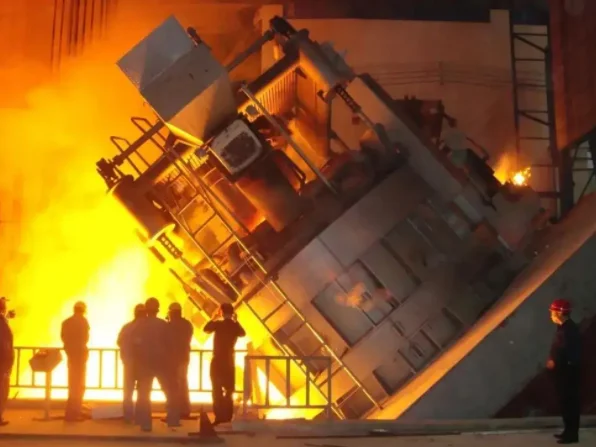 30 ton EAF Industrial Electric Arc Furnace Steel Melting Equipment