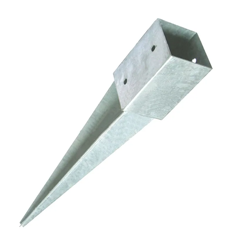 
 Оцинкованный стальной садовый деревянный забор, опорный якорь  