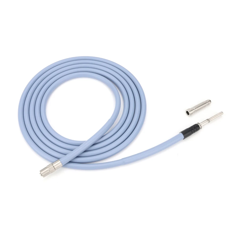 Cheap price medical optical fiber with three different adaptor for cold light source