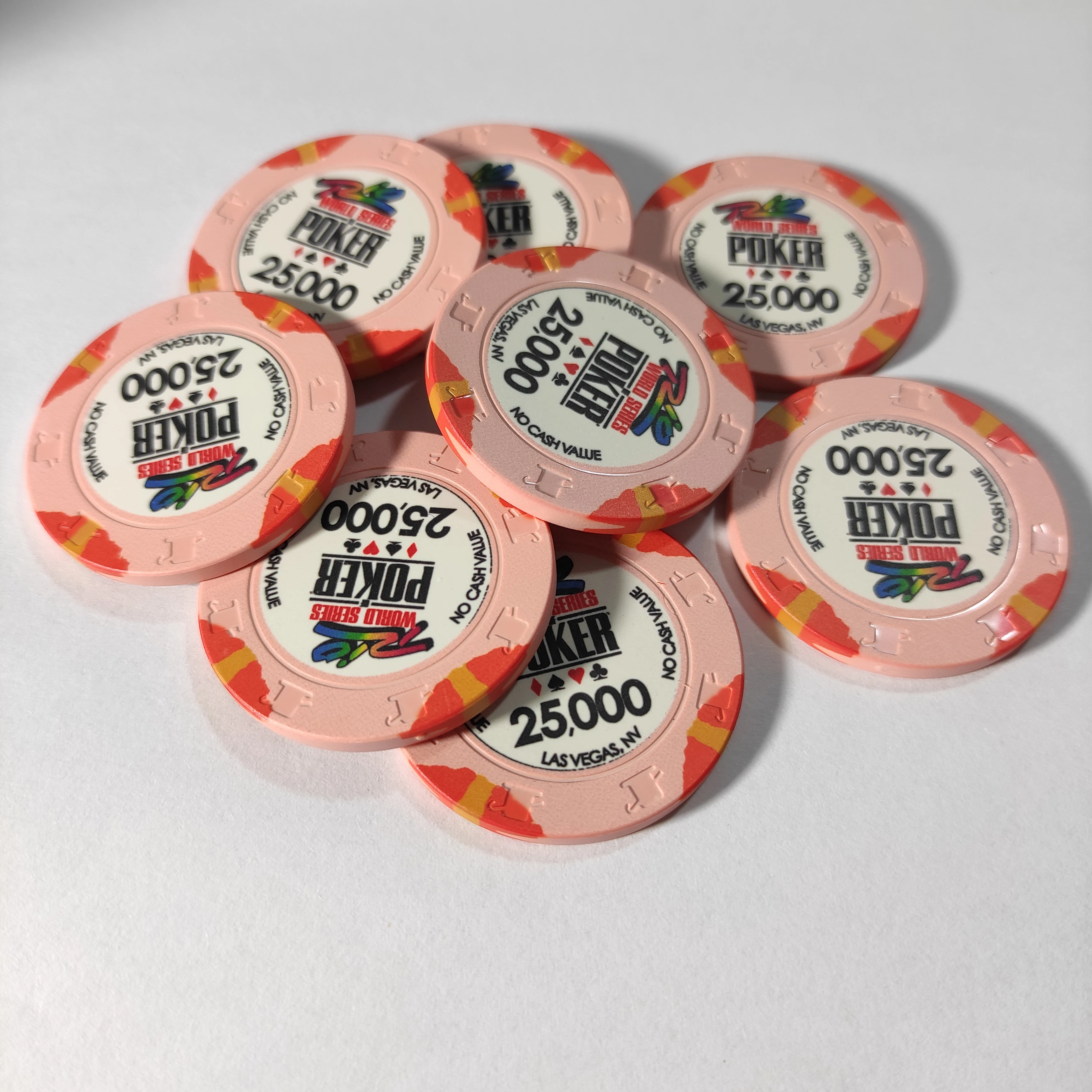 Venerati design top hat and cane mold ceramic poker chip manufacturer