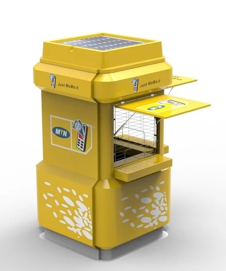 MTN fiberglass solar kiosk