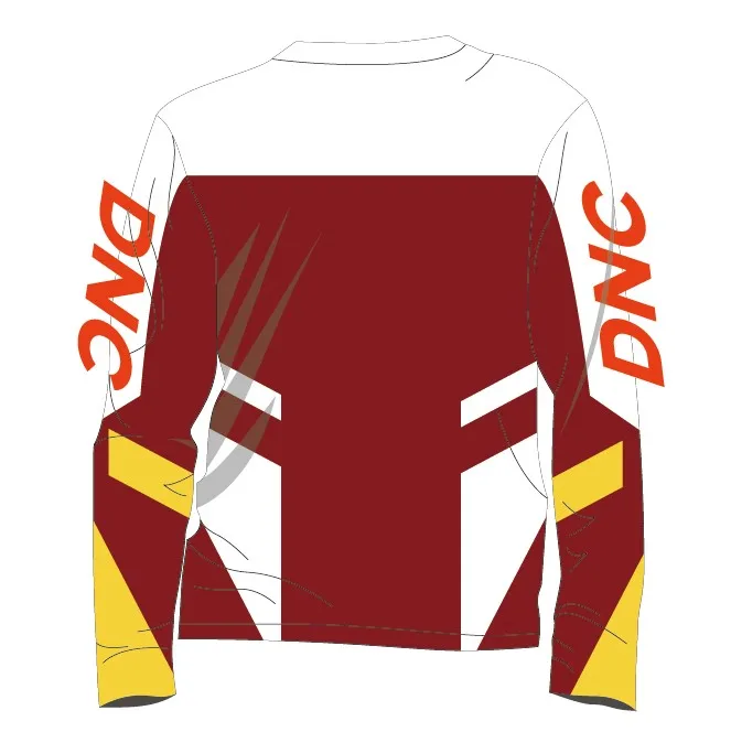 2022 Custom Made Logo Design Adults Wholesale quick dry sublimation print Motocross Racing Wear Shirt