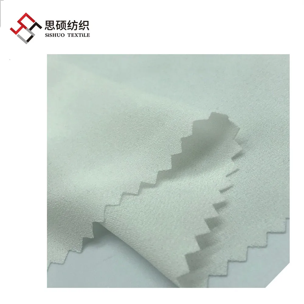 125GSM 100% recycle polyester 75D habijabi chiffon Fabric for trousers garment Swimwear Dress skirts pajamas