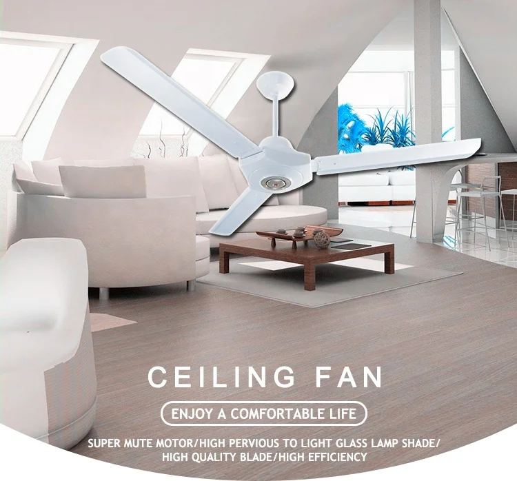 National 220 voltage  Manufacture Ramco brand  AC ceiling fan with high RPM for