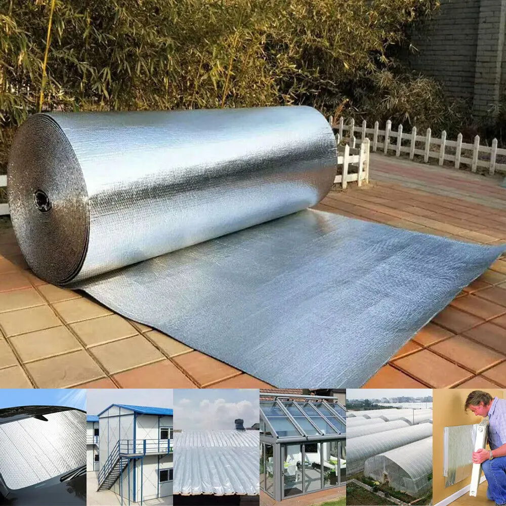 5 layers Kraft paper aluminum laminated air bubble film machine