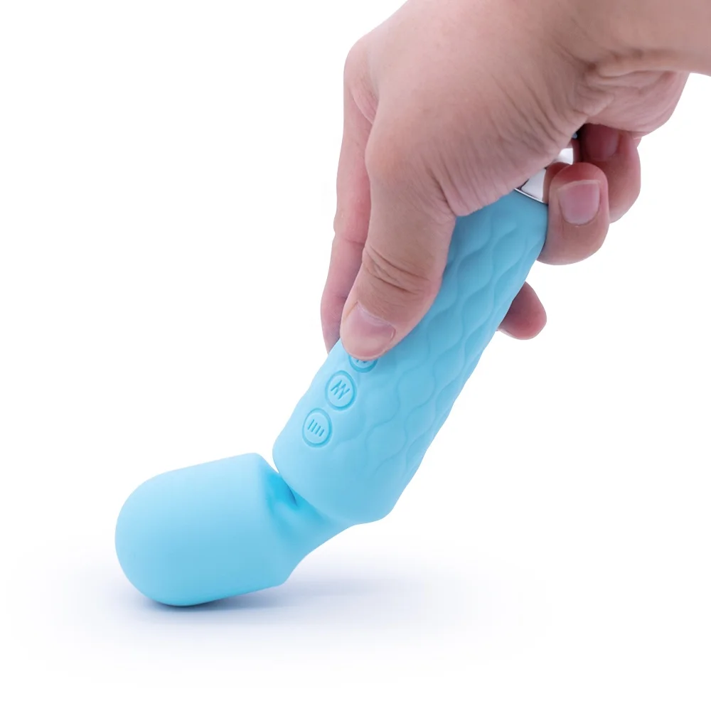 Real Factory Powerful Female Vibrator Wand Massager 20 Modes & 8 Speeds Wand Massager Clitoris Stimulator Sex Toy Adult Sex Toys