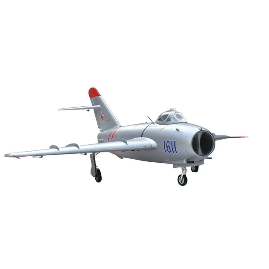 RC Airplane J-5 Mig-17 EPO Foamy Turbine Wing Span 1200mm Plane Fixed-wing  PNP / KIT Version RC Turbojet Aircraft Model