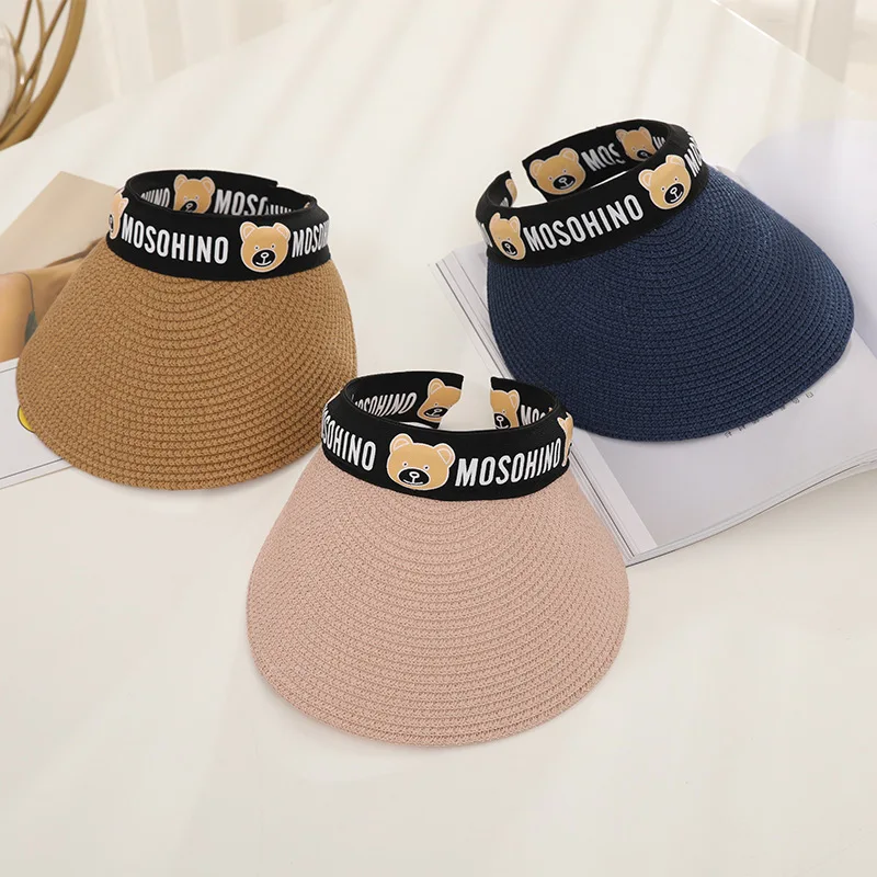 Hot selling children hats straw wholesale spring kids hats beautiful breathable
