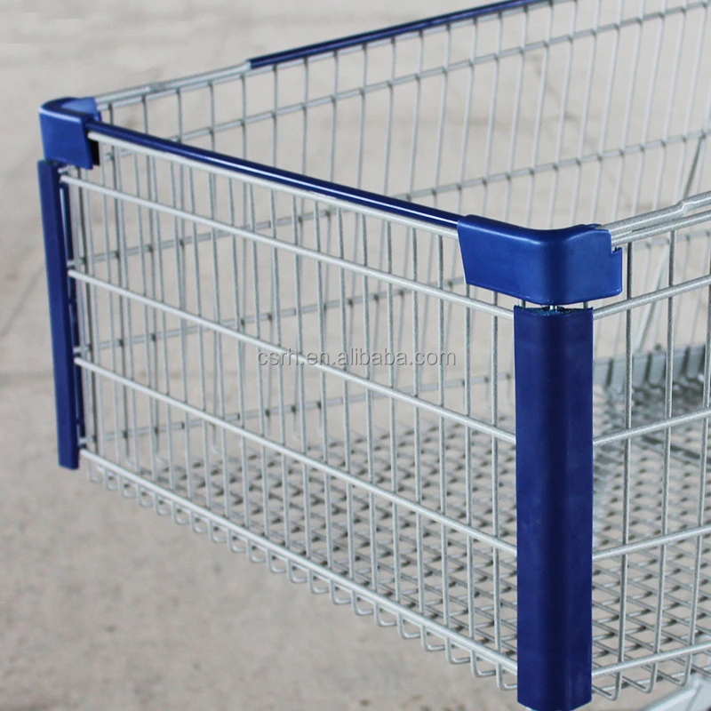 US style supermarket trolley , 400L 1075*780*1080mm Super Big Size shopping cart