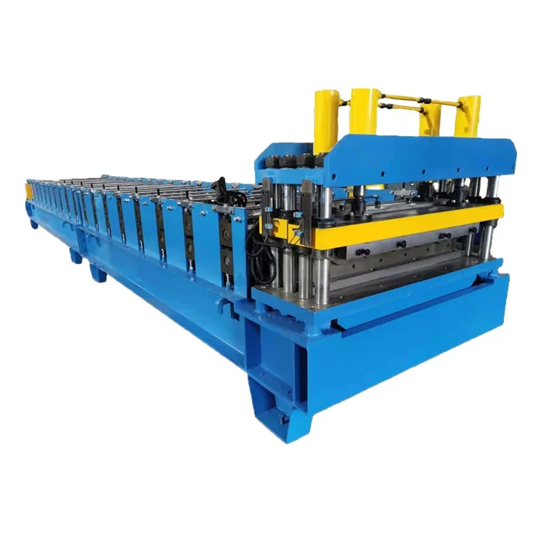 
metal roofing galvanized aluminum corrugated steel sheet making machine colored steel wall roof panel cold roll forming machine 