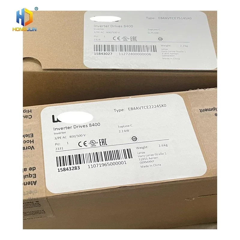 CNC Cutting Machine Controller E82EV251K2C DC Drive Inverter For Lenze