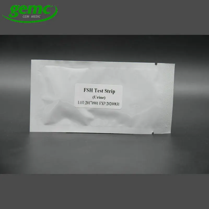 FSH menopause rapid test strip/midstream female hormones 25mlU/ml for human fertility test