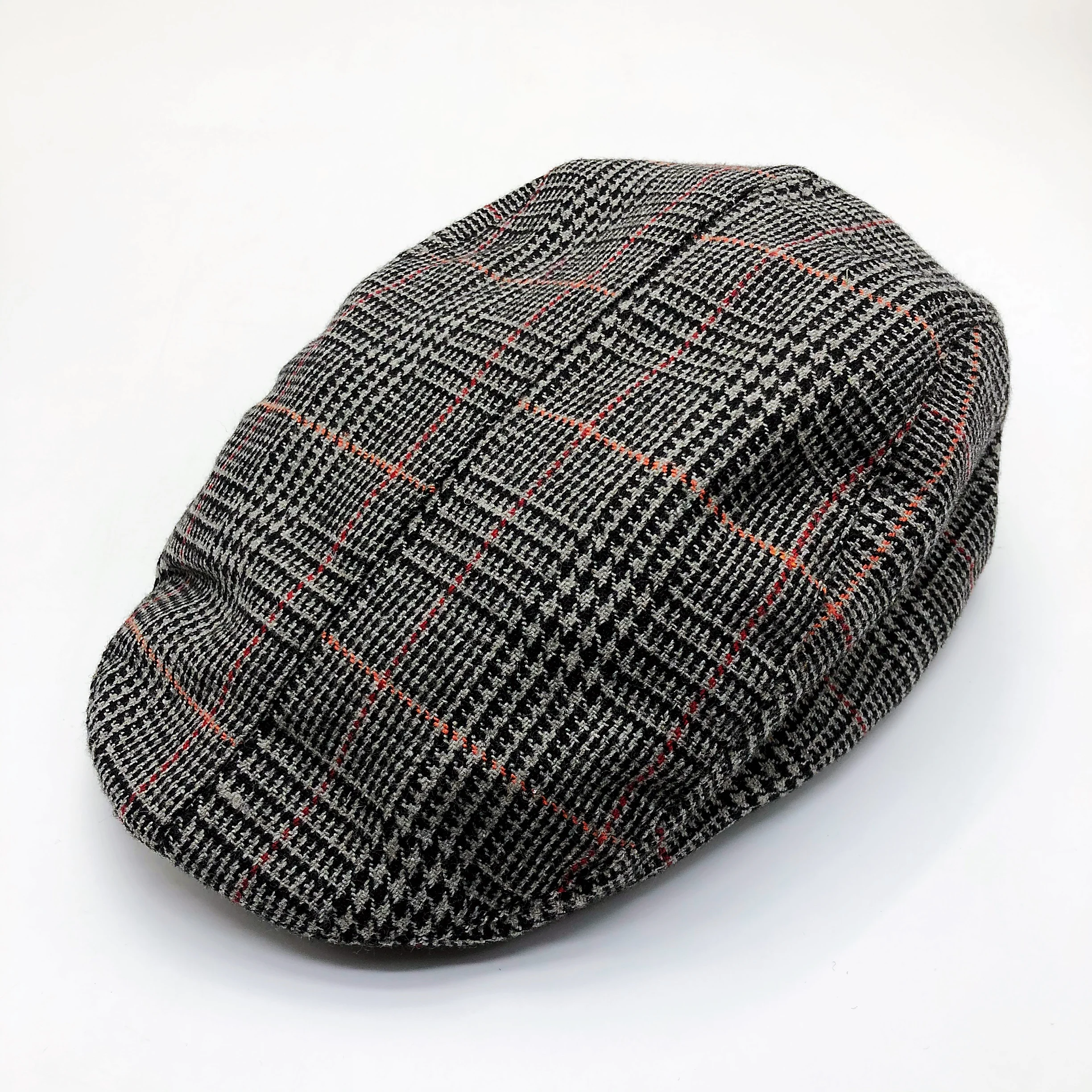 ALLCH Adult Winter Autumn European Style Checked Custom Newsboy hats Flat Cap Ivy Hat
