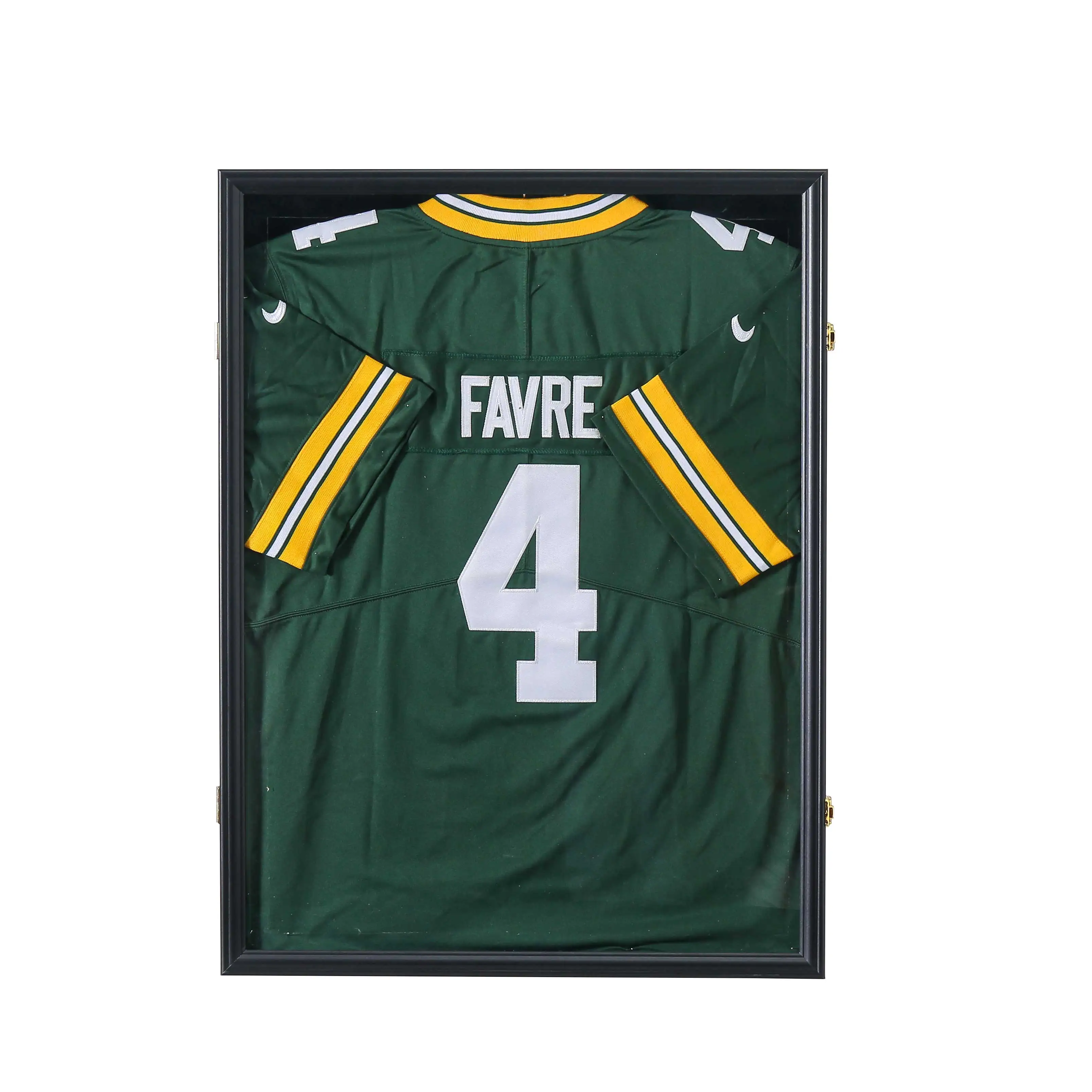 Jersey Frame New Classic Custom Wood Jersey Frame Display Case Lockable Acrylic 98% UV-Anti Jersey Display Frame
