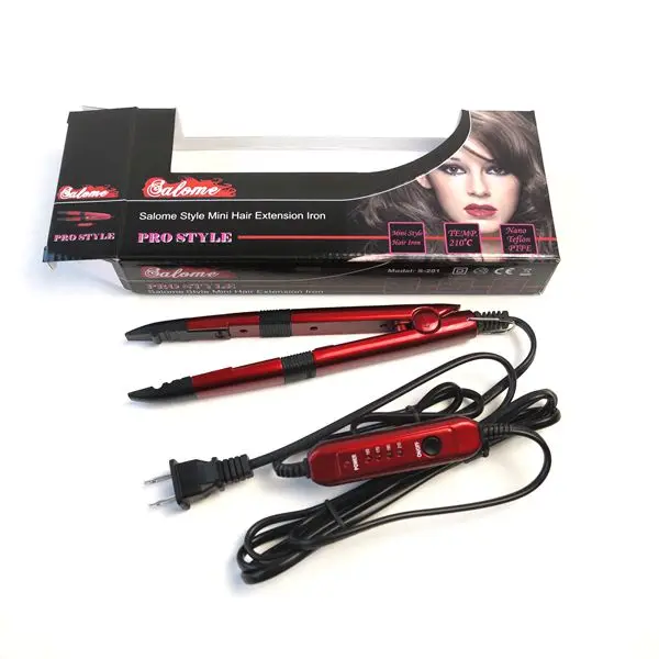 Professional Multi-function  Adjustable Temperature Mini Keratin Fusion K Sharp Tip Type Hair Extensions Tools Connector