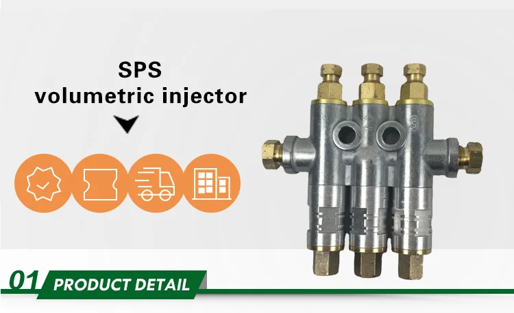 1-5 outlets Volumetric Grease Distributor Or Metering Devices Manifold Block For Lubrication System/CNC Machine