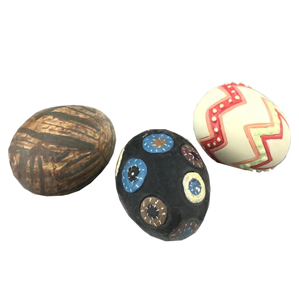 Ceramic Egg Cup and Ceramic Painted Eggshell for Easter Decoration