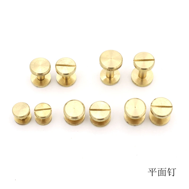 flat studs rivet binding rivets purse handbag feet spike leather craft screw back rivets for leather belt