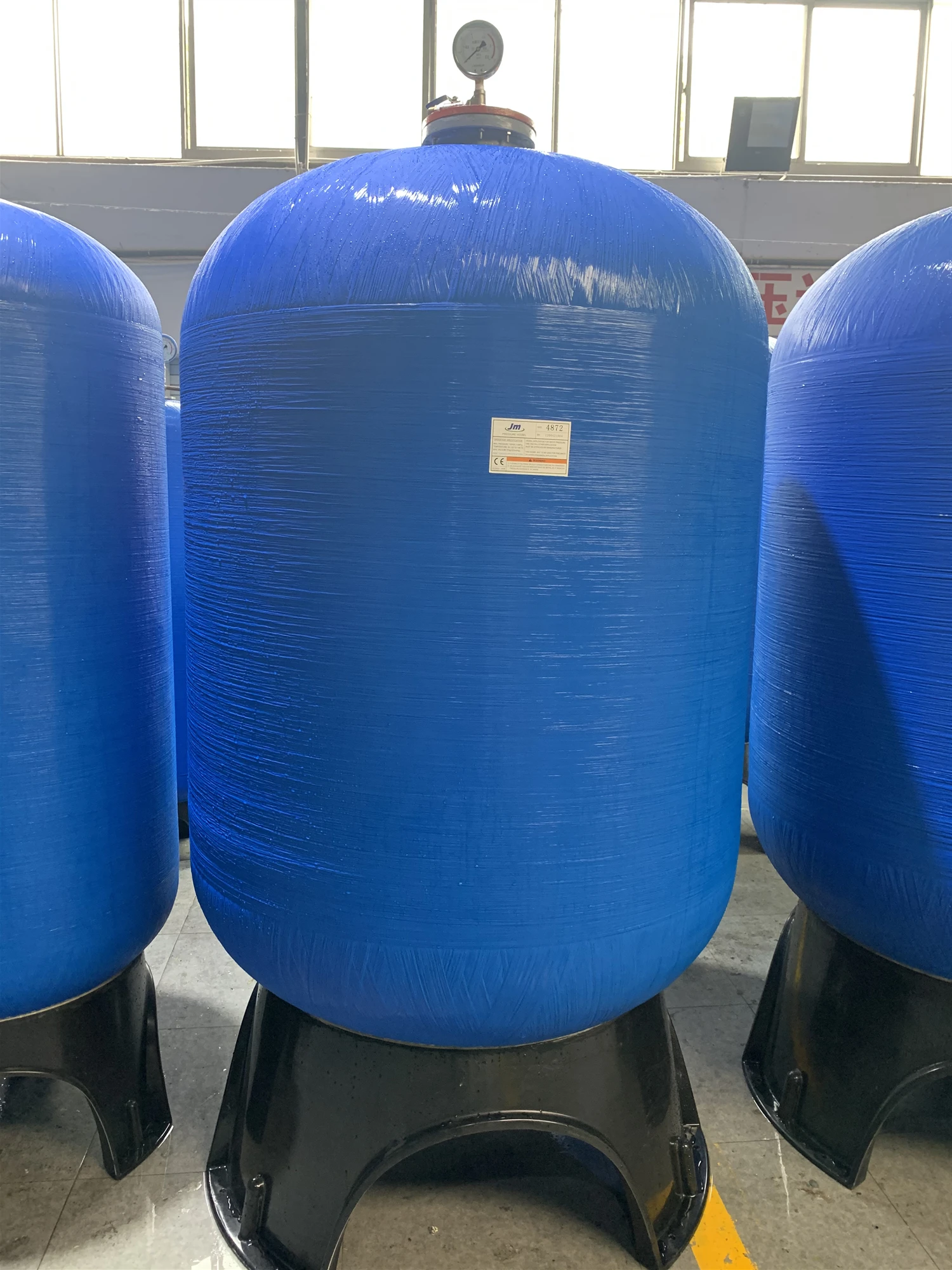 Water Treatment Fiberglass Vessel FRP Tank Water Softener RO System Fiberglass Tank